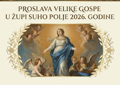 Velika Gospa – program proslave 12.-15.8.2026.